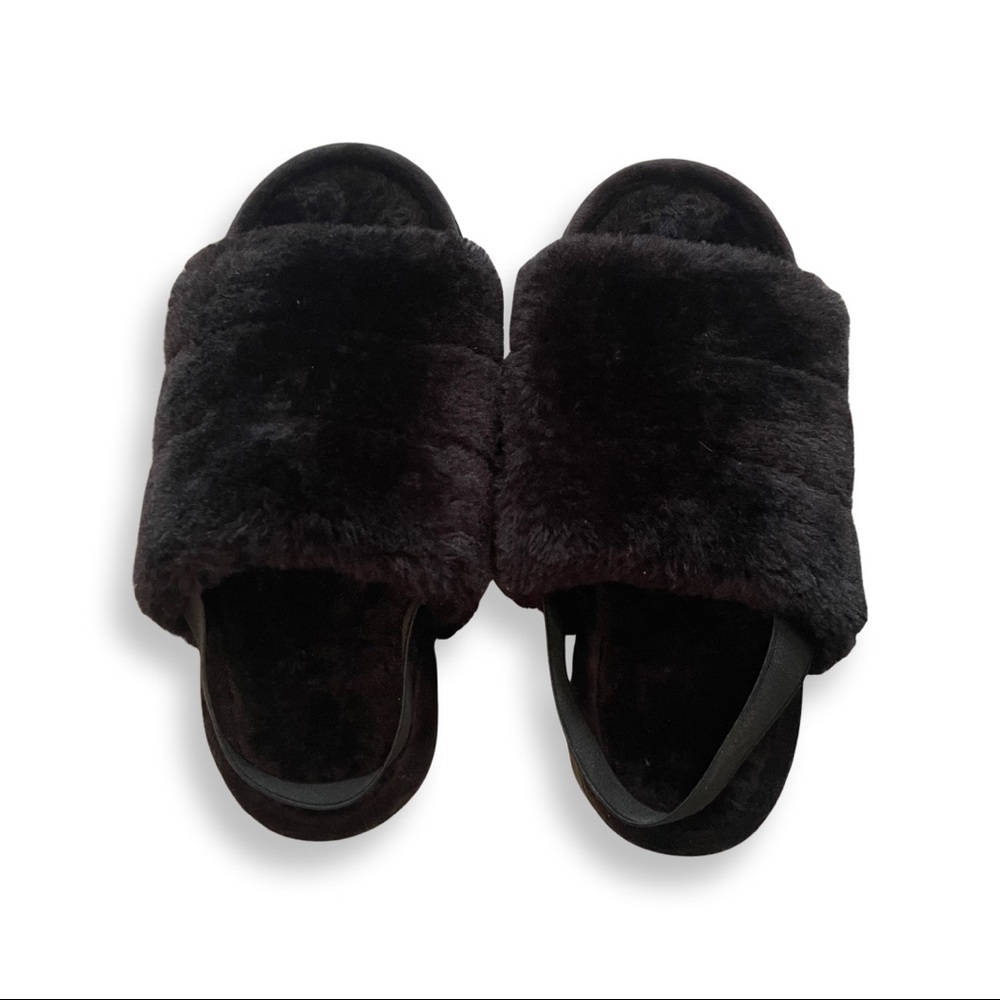 Black Sling Back Slippers /Slides
